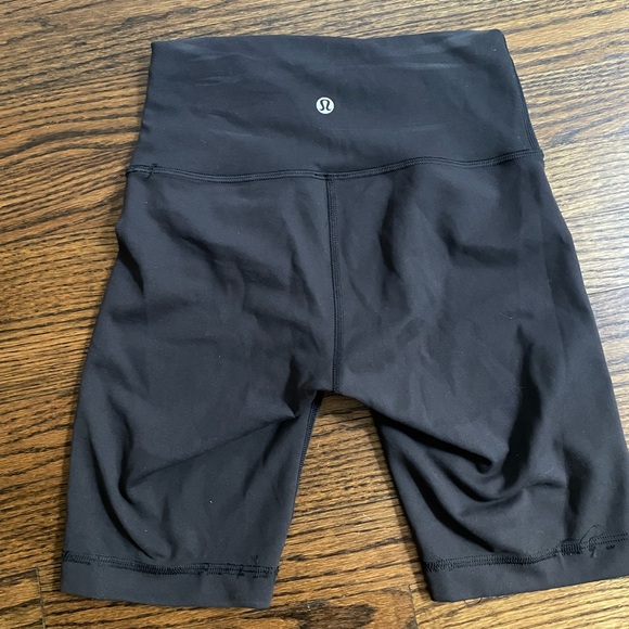 lululemon athletica Pants - Lululemon Wunder Train High Rise Biker Shorts Black